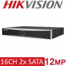 Hikvision DS-7616NXI-K2/16P 16 channel 16x PoE 4K AcuSense NVR Network Video Recorder