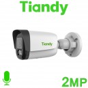 Tiandy 4CH NVR CCTV System 2MP IP PoE Audio Mic IR Bullet Camera Kit TC-R3105-I/B/P4/K/V3.0 TC-C32WP I5W/E/Y/2.8mm/V4.2