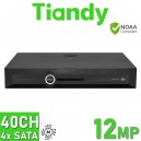 Tiandy TC-R3440 I/B/N 4K 12MP 40 Channel NVR Network Video Recorder 4HDD H.265 Alarm VCA P2P