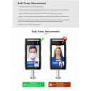 ERTECH Fever Detection Face Recognition Temperature Scanning IP System Access Terminal