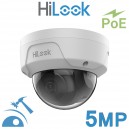Hikvision HiLook IPC-D150H-M 5MP 2.8mm 30m IR Night Vision IP PoE Vandal Proof Resistant Dome Network Camera