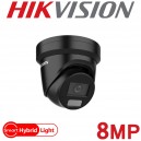 Hikvision DS-2CD2387G2H-LIU/Black 8MP Smart Hybrid Light ColorVu Fixed Turret Network Camera