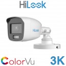 Hikvision HiLook THC-B159-MS 3K 5MP ColorVu 2.8mm Built In Microphone 20M White Light TVI AHD CVI CVBS Mini Bullet Camera