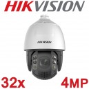 Hikvision DS-2DE7A432IW-AEB(T5) AcuSense 4MP 32x DarkFighter 200M IR Smart Auto Tracking White Flashing Light & Audible Warning IP Network Speed Dome PTZ Camera
