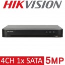 Hikvision IDS-7204HUHI-K1/4S 4CH 4 Channel 5MP 2nd Generation AcuSense Turbo HD DVR