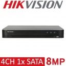 Hikvision IDS-7204HTHI-M1/S(C) 4CH 4 Channel 8MP 4K 2nd Generation AcuSense Turbo HD DVR