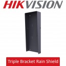 Hikvision DS-KABD8003-RS3 Rain Shield for use with DS-KD-ACW3 Triple Wall Mount