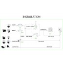 Tiandy A21 Dome Wall Mount Bracket Compatible With A23/A24