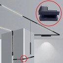 Opulenza Outer L Corner Join Arm for Recessed After Plasterboard Magnetic Track OP-MT-RA-L-JOIN-OUT