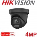 Hikvision DS-2CD2347G2H-LIU/B 4MP Smart Hybrid Light ColorVu Fixed Turret Network Camera Black 2.8mm