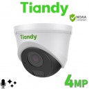 Tiandy TC-C34HS I3/E/Y/C/SD/2.8mm/V4.2 PoE Starlight 30M IR Built-In Mic Turret IP Camera TC-C34HS/I3/E/Y/C/SD/2.8mm/V4.2
