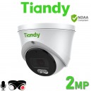 Tiandy TC-C32XP I3W/E/Y/(M)/2.8mm/V4.2 PoE 2MP Tri-Light Color Maker TriLight Tri Light 24/7 Colour 15m While Light & 50M IR Built-in Mic Turret IP Camera TC-C32XP/I3W/E/Y/(M)/2.8mm/V4.2