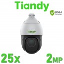 Tiandy TC-H324S 25X/I/E/A/V/V3.0 2MP 25× Starlight 150M IR Auto-Tracking Human/Vehicle Classification PTZ CCTV Camera