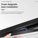 Opulenza 2M Recessed Before Plasterboard Magnetic Track System for Lights S20 OP-MT-RB20-2M-B
