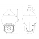 Tiandy TC-A3563 44X/I/A 5MP 44x Super Starlight 250M IR Face Capture Auto-Tracking Early Warning AEW PTZ Camera