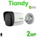 Tiandy TC-C32WN I5/E/Y/2.8MM/V4 PoE 2MP 1080P HD 2.8mm 50M IR Microphone Bullet IP Camera TC-C32WN/I5/E/Y/2.8MM/V4