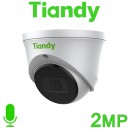 Tiandy 8CH NVR CCTV System 2MP IP PoE Audio Mic Starlight Turret Camera Kit TC-R3110-I/B/P8/K/V3.0 TC-C35XS I3/E/Y/C/H/V4