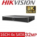 Hikvision iDS-7716NXI-M4/X 16CH 16 channel 16x PoE 4K AcuSense NVR Network Video Recorder