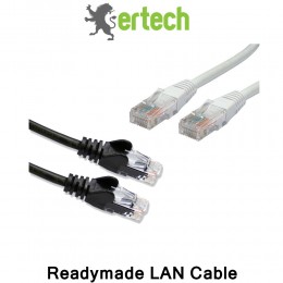Readymade LAN Cable Cat5e 10m 15m 20m 25m 30m Black & White