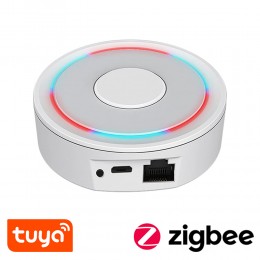 Tuya ZigBee Gateway Hub Smart RJ45 Wired Gateway Bridge Voice Control works with Alexa Google Home Assistant Smart Life App
