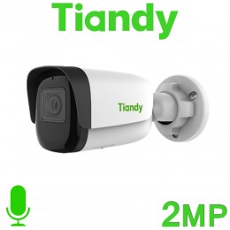 Tiandy TC-C32WN I5/E/Y/2.8MM/V4 2MP 1080P HD 2.8MM 50M IR Microphone Bullet IP POE Camera