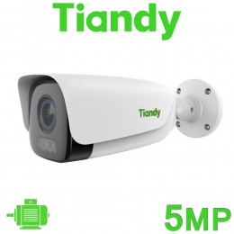 Tiandy TC-C35LQ 5MP 2.8-12mm Mic Speaker Starlight H.265 IR Low Light WDR 120dB POE VCA Smart Bullet IP Camera 
