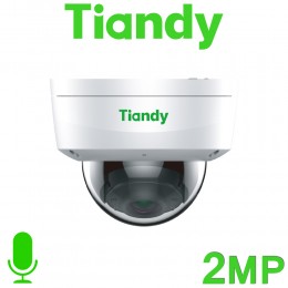 Tiandy TC-C32KN I3/E/Y/2.8mm/V4.1 2MP 30M IR Built-in Mic Dome Network IP POE Camera
