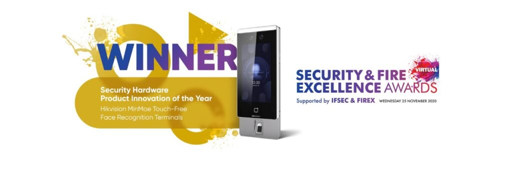Hikvision Security And Fire Excellence Awards Winner 2020