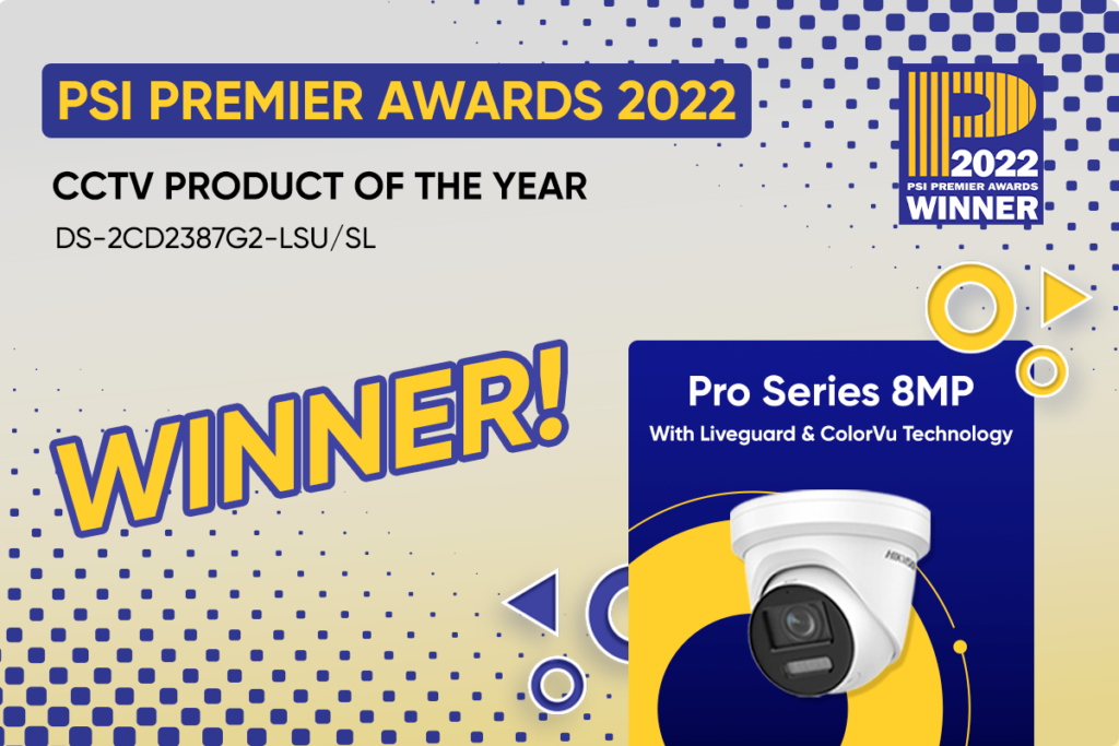 Hikvision Pro Series 8MP Turret Camera is 2022 CCTV Product of the Year in PSI Premier Awards