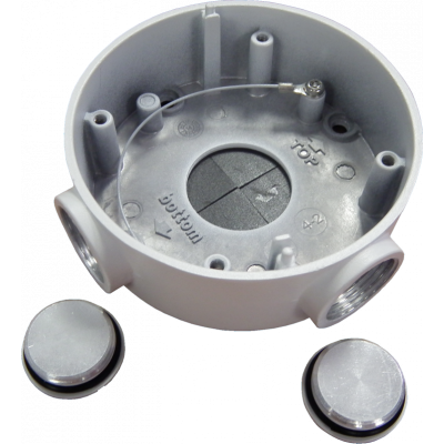 Hikvision DS-1260ZJ Backbox Junction Box Power intake box white