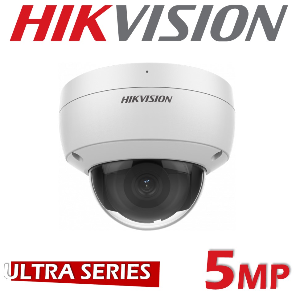 Hikvision DS-2CD3156G2-ISU Ultra Series AcuSense 5MP Darkfighter 40M IR & Built-In Mic Dome PoE Camera