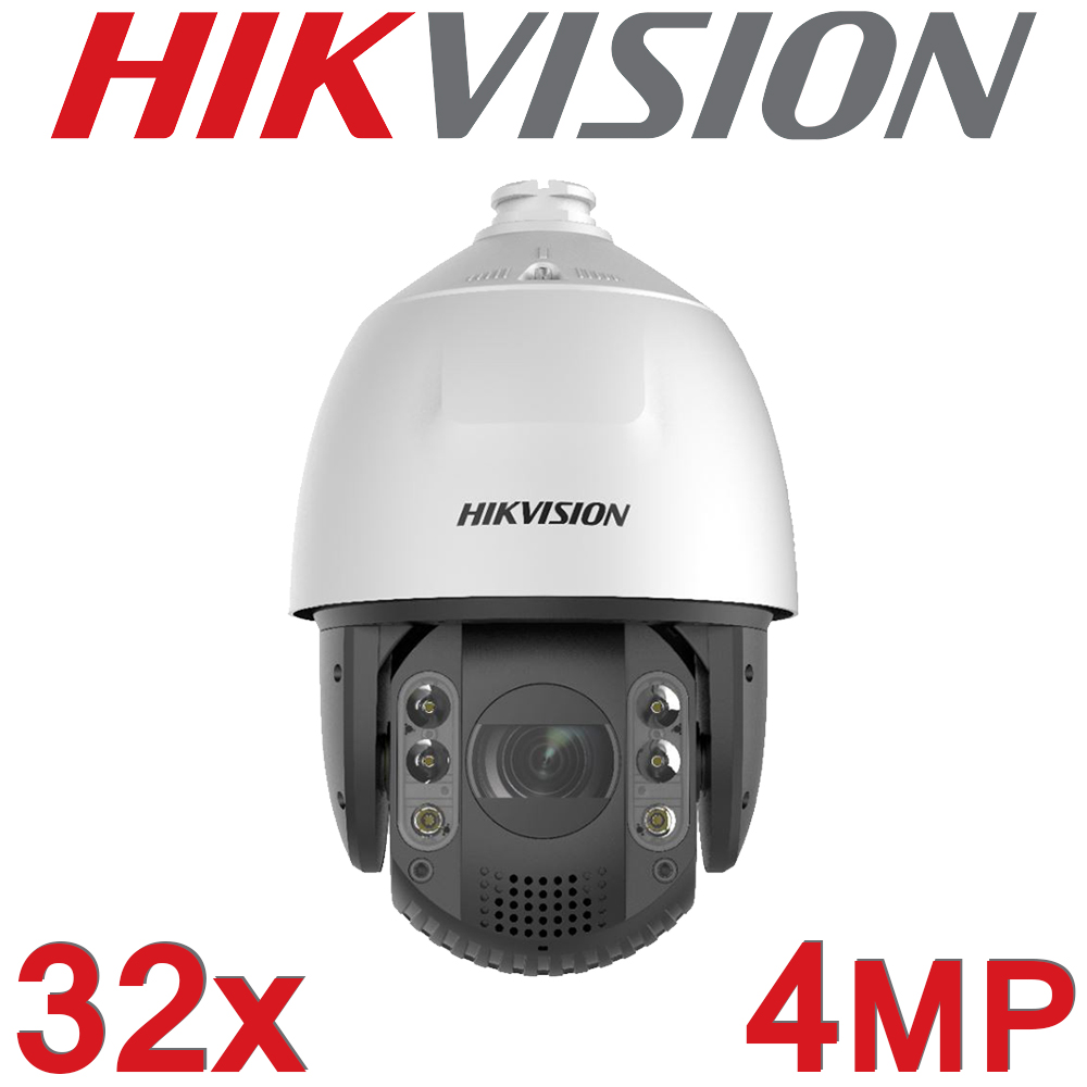 Hikvision DS-2DE7A432IW-AEB(T5) AcuSense 4MP 32x DarkFighter 200M IR Smart Auto Tracking White Flashing Light & Audible Warning IP Network Speed Dome PTZ Camera
