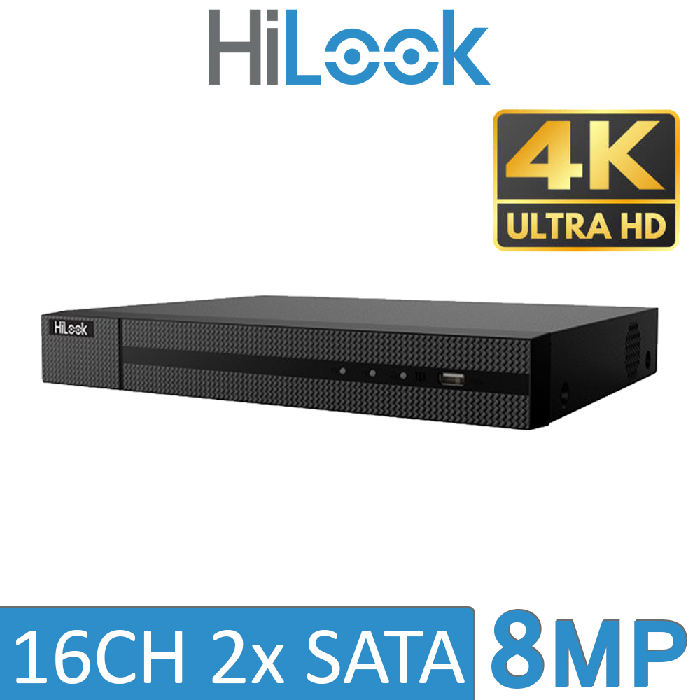Hikvision HiLook NVR-216MH-C/16P(C) 16 Channel 16 PoE H.265 4K UHD 8MP NVR Full Ultra HD HD Network Video Recorder 16CH CCTV 