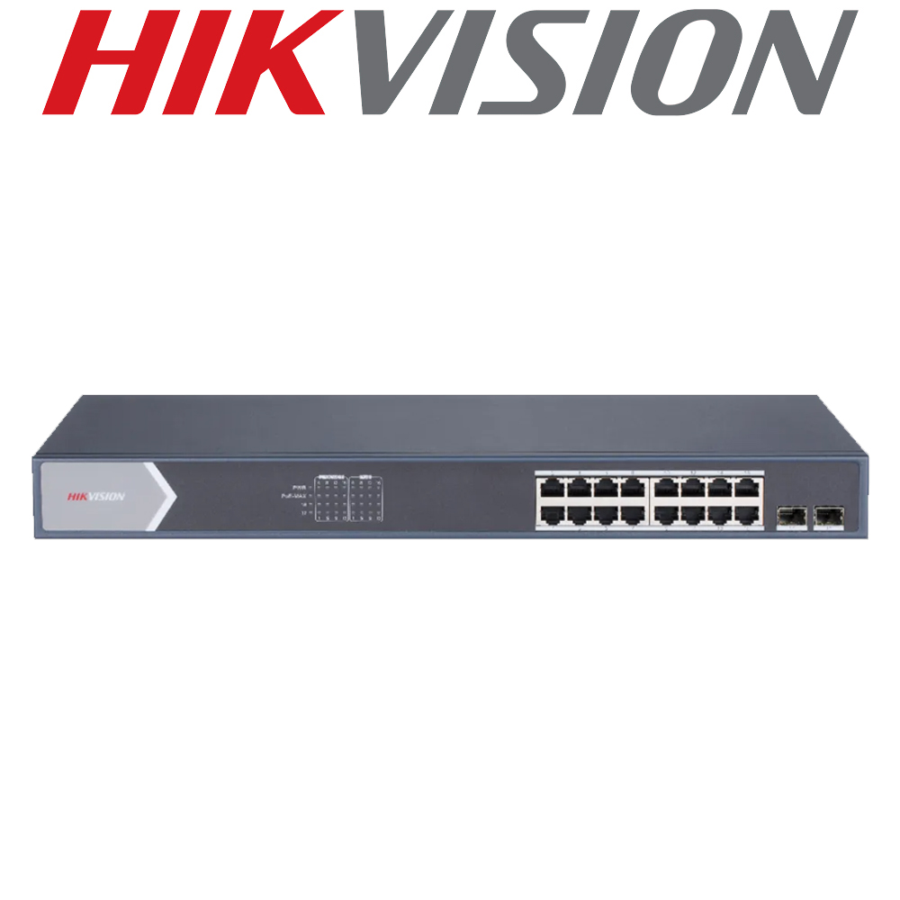 Hikvision DS-3E1518P-SI Smart Managed 16-Port Gigabit PoE Switch