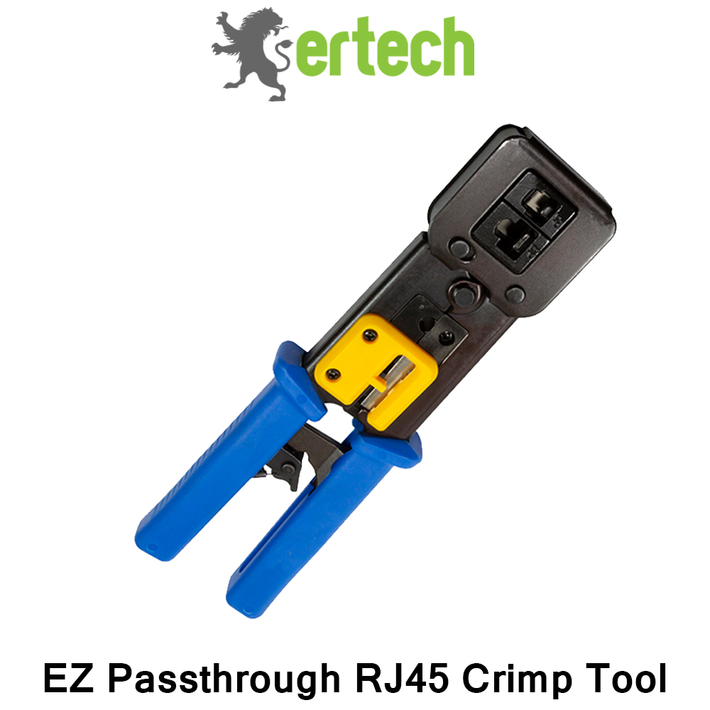 Ertech RJ45 EZ Passthrough Crimp Tool Cat5e Cat6
