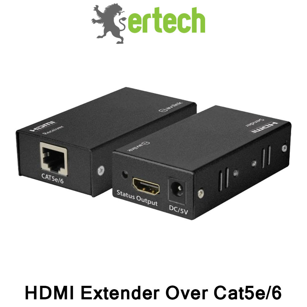 Ertech HDMI Extender Over Cat5e Cat6 Up To 60m