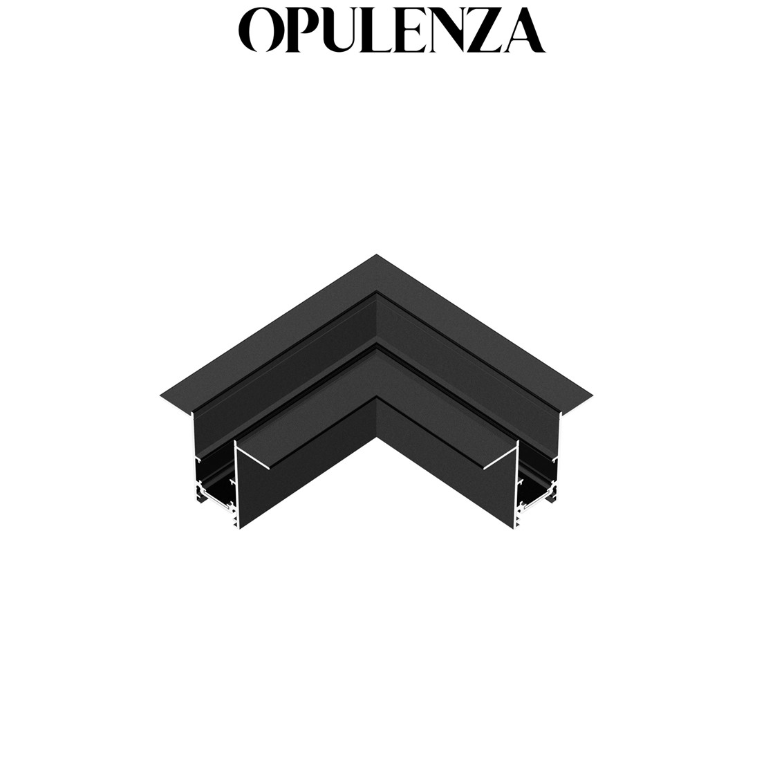 Opulenza L Corner Join Arm for Recessed After Plasterboard Magnetic Track OP-MT-RA-L-JOIN