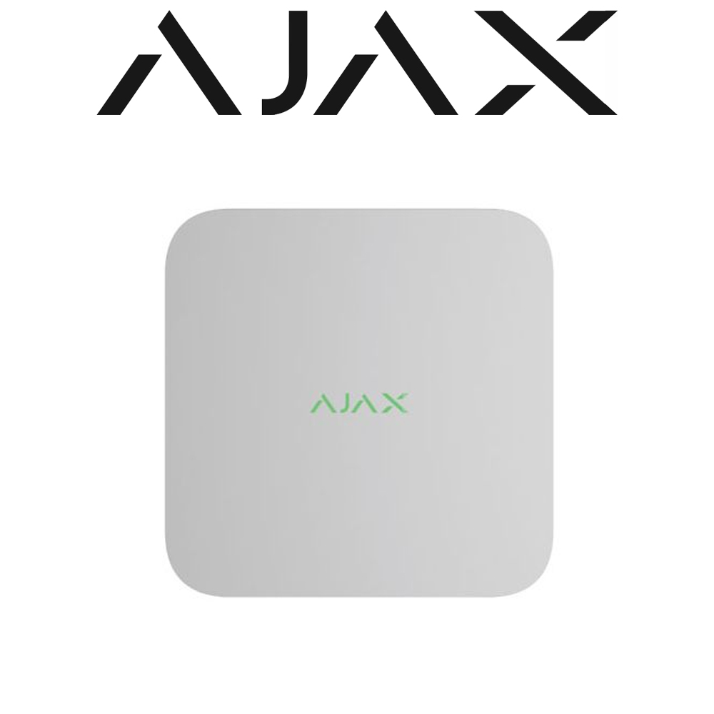 AJAX NVR 16CH ONVIF 1x HDD up to 16TB NON PoE White 77610.122.WH