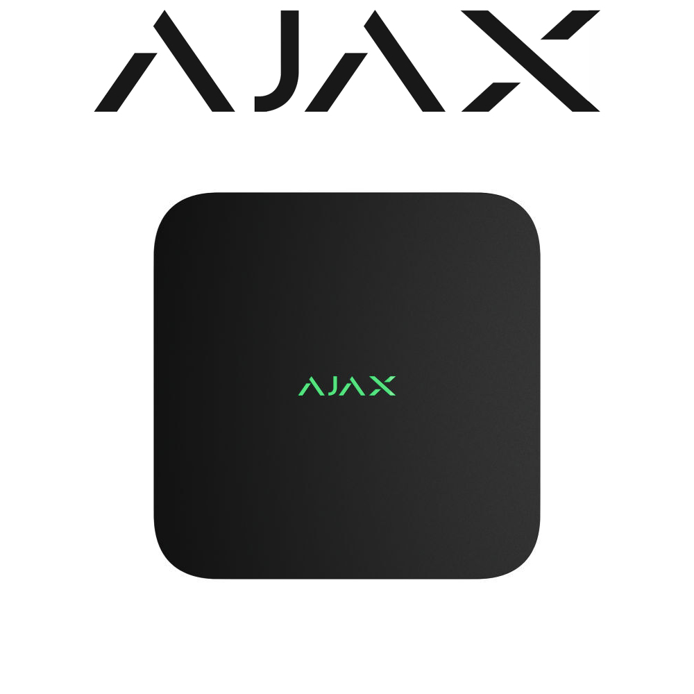 AJAX NVR 16CH ONVIF 1x HDD up to 16TB NON PoE Black 77609.122.BL