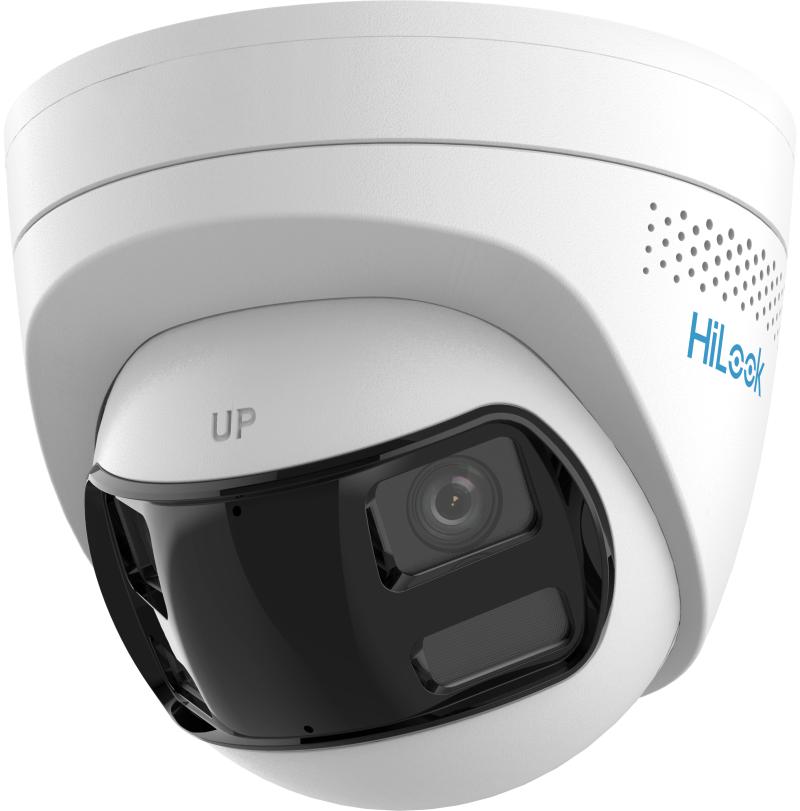 Hikvision HiLook IPC-T269HAD-LUF/SL 6 MP Dual Lens Stitched Wide Angle ColorVu with Smart Hybrid Light Fixed Turret Network Camera