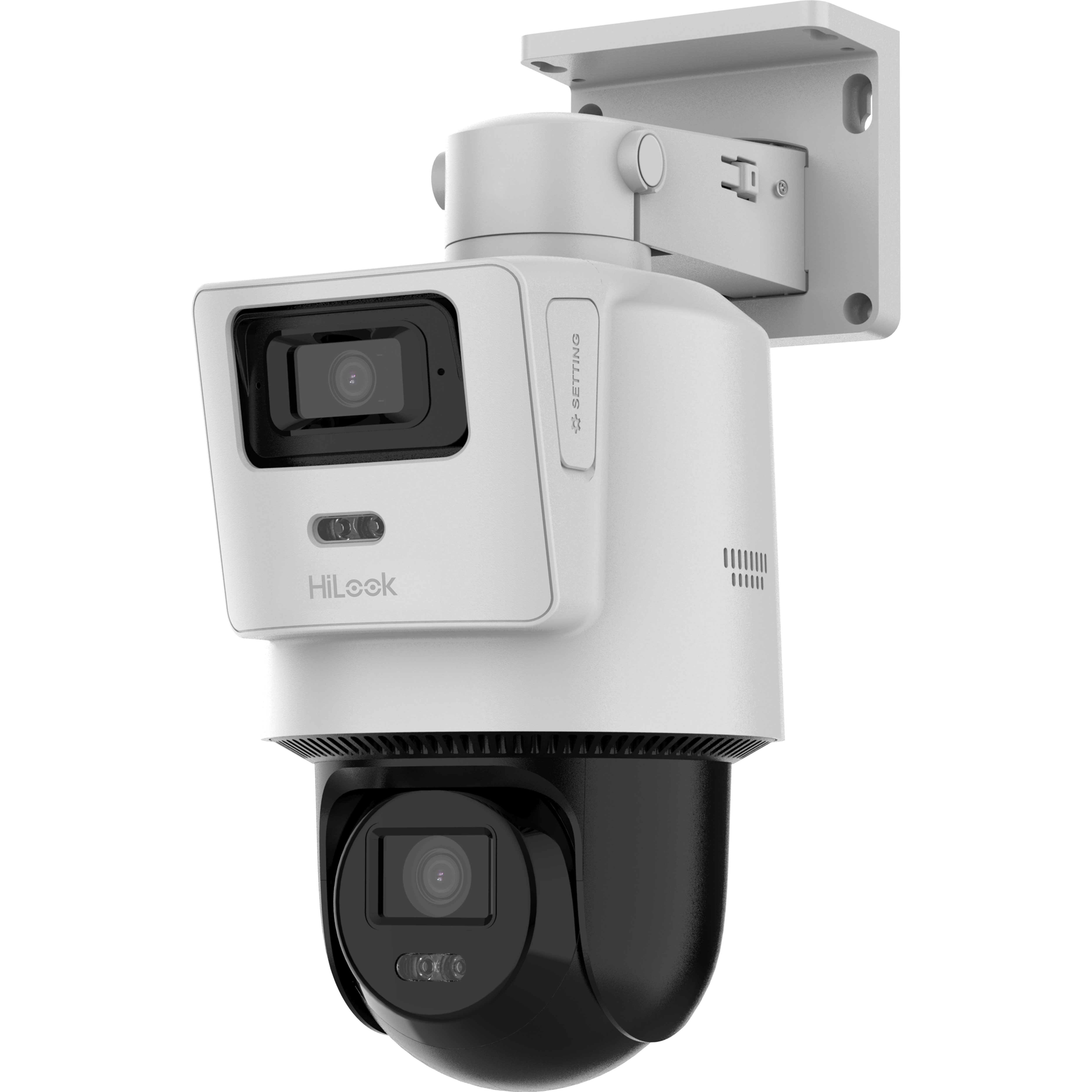 Hikvision Hilook PTZ-N2D400M-DE/14 TandemVu 4MP+4MP Fixed Lens POE PT Network Camera