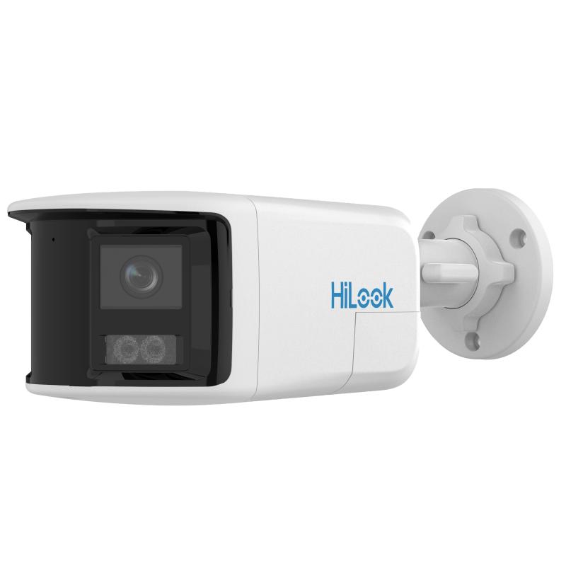 HiLook IPC-B469HAD-LUF/SL(2.8mm) 6Mp Dual Lens Stitched Wide Angle Colorvu Smart Hybrid Fixed Bullet Camera