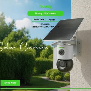 Tiandy TC-H363U 9DA-4 6MP 4G PT Dual Lens Camera AI Auto-Track Colour Night IP65