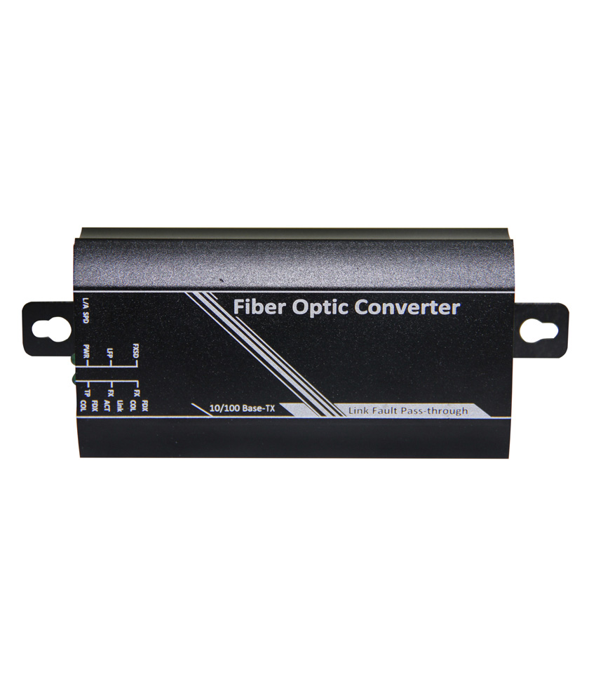 Folksafe FS-MC01E-SE Ethernet CAT 5/6 UTP To Fiber Optic Media Converter Adapter 1 Port