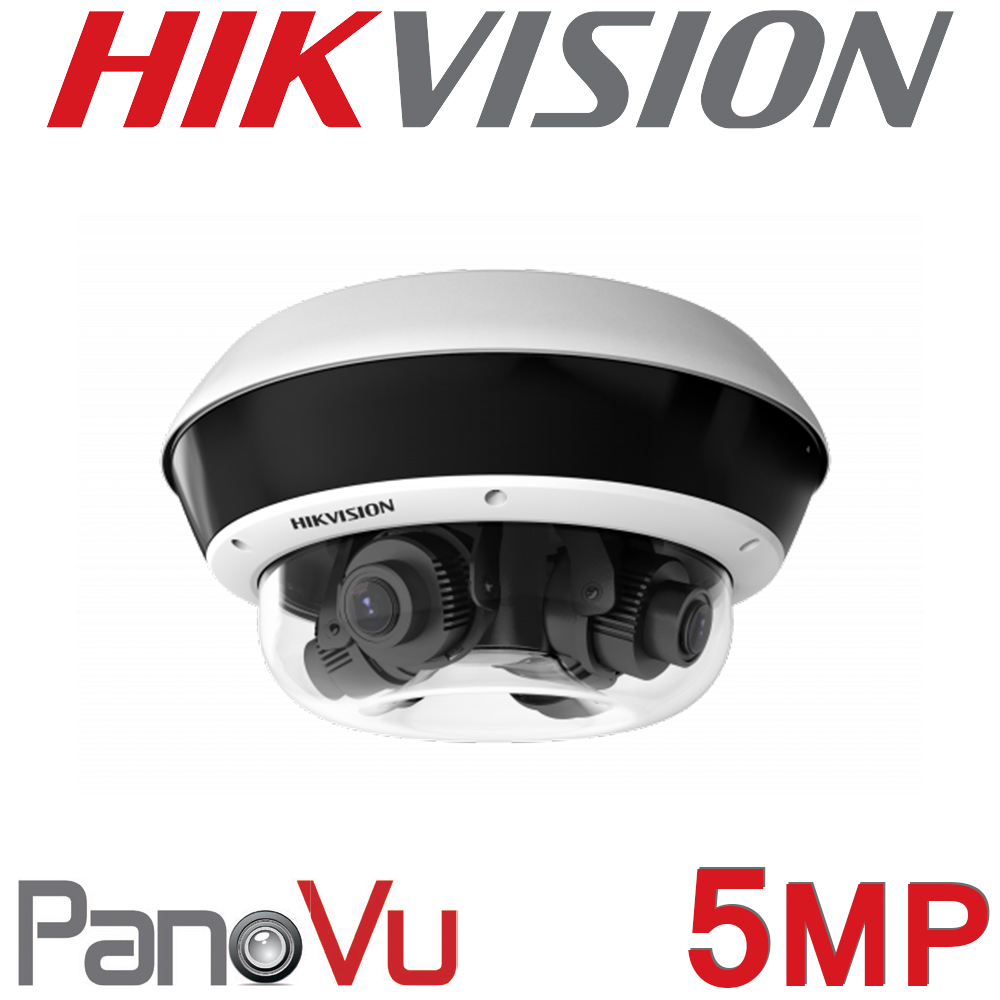Hikvision DS-2CD6D54FWD-IZHS 20MP PanoVu 360° Panoramic 4 x 5MP Cameras Multi-Lens IP Network Security Camera