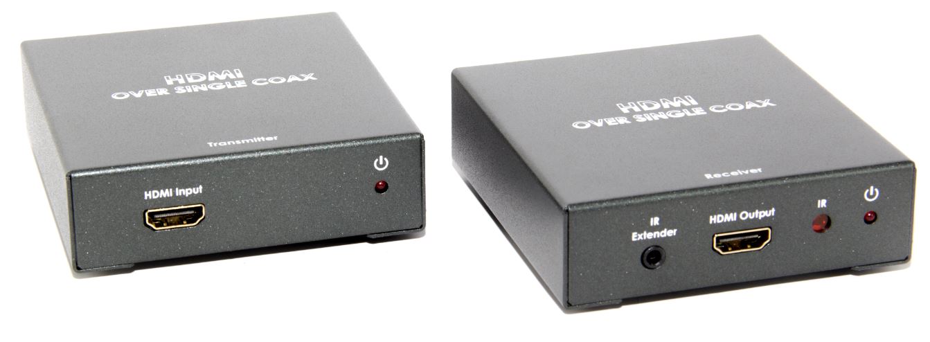 HDMIECOAX HDMI Extender Kit Over Single Coax up to 100M Including IR Control