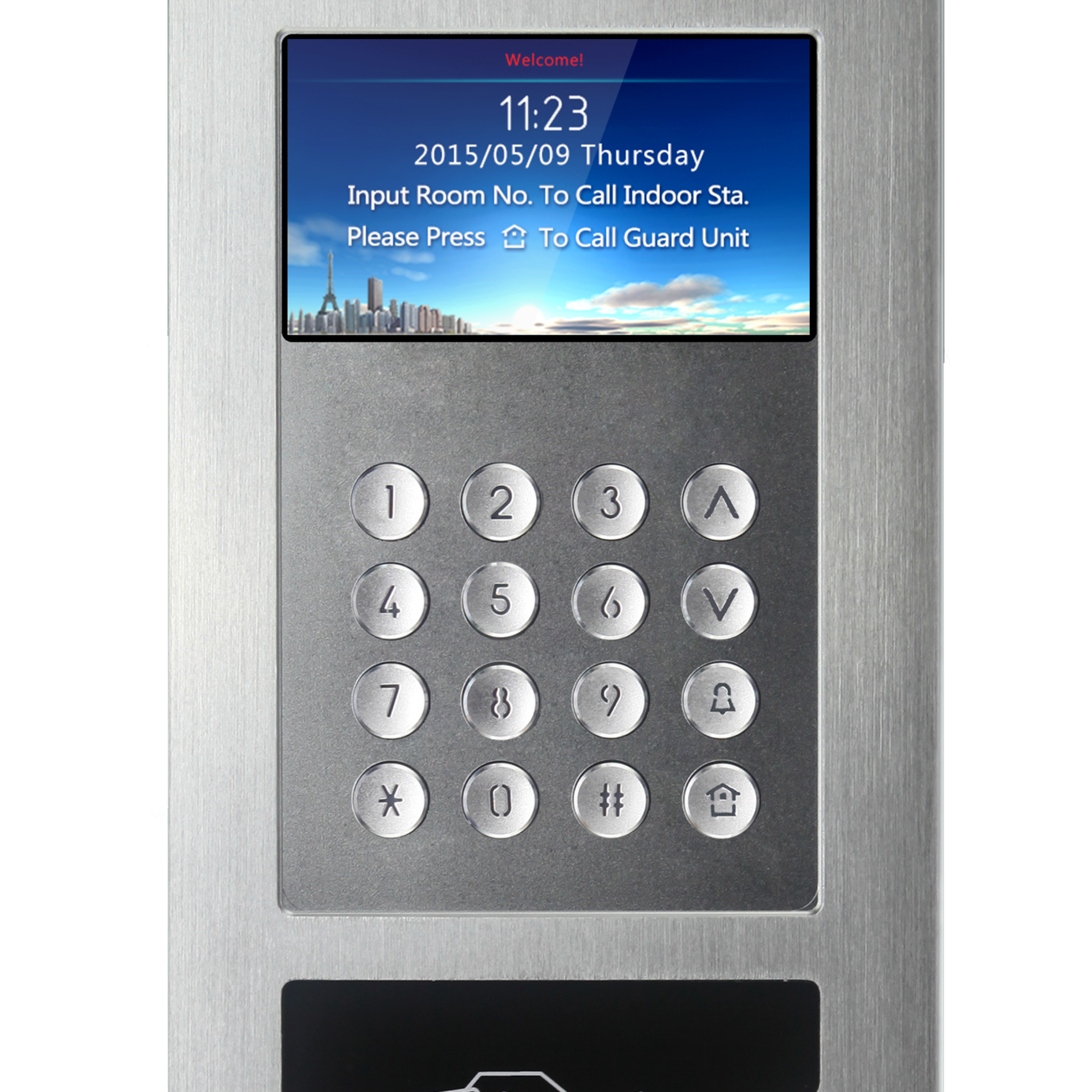 GVS H-OS01 IP Multi Apartment Outdoor Station POE Door Card Reader