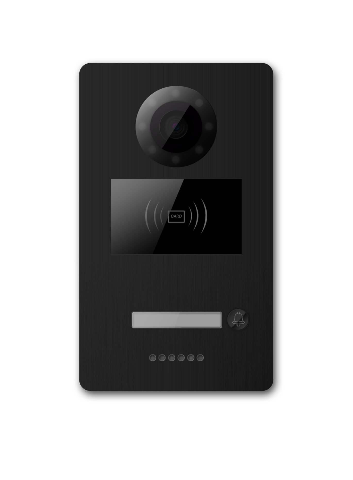 GVS H-VS04 IP Villa Intercom Outdoor Station POE with Card Reader Black